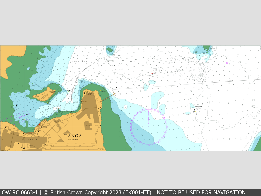 OceanWise Raster Chart 0663 panels