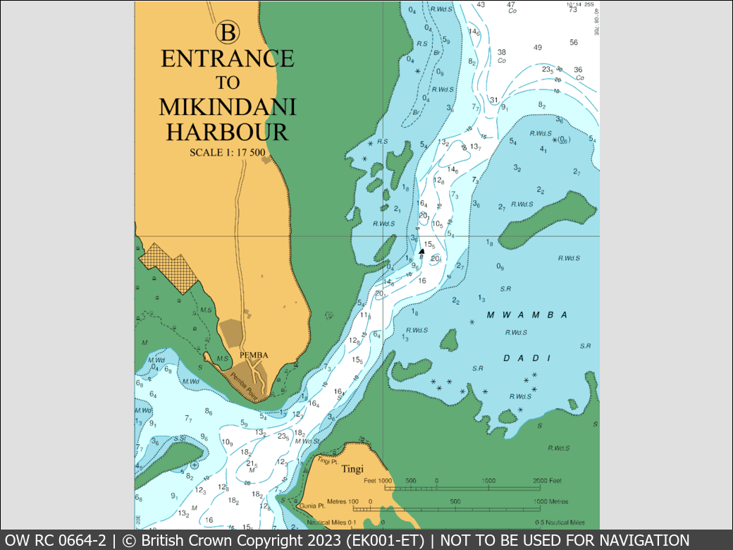 OceanWise Raster Chart 0664 panels