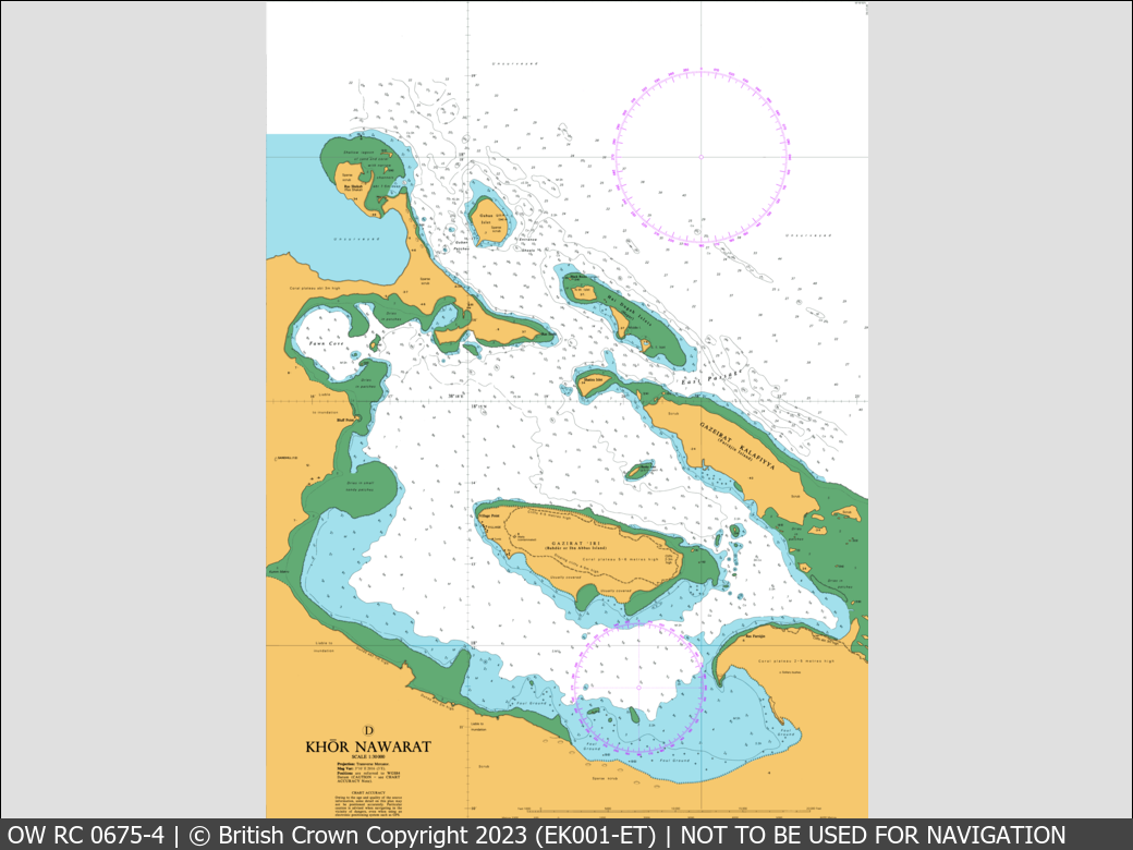 OceanWise Raster Chart 0675 panels