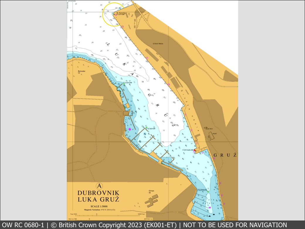 OceanWise Raster Chart 0680 panels