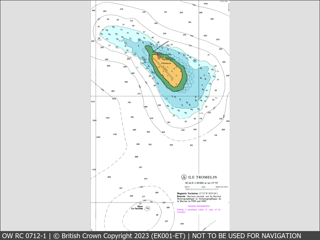 OceanWise Raster Chart 0712 panels