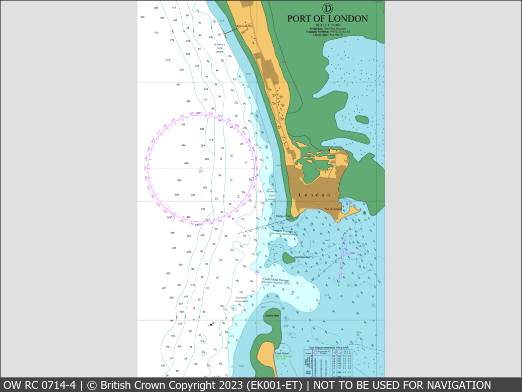 OceanWise Raster Chart 0714 panels