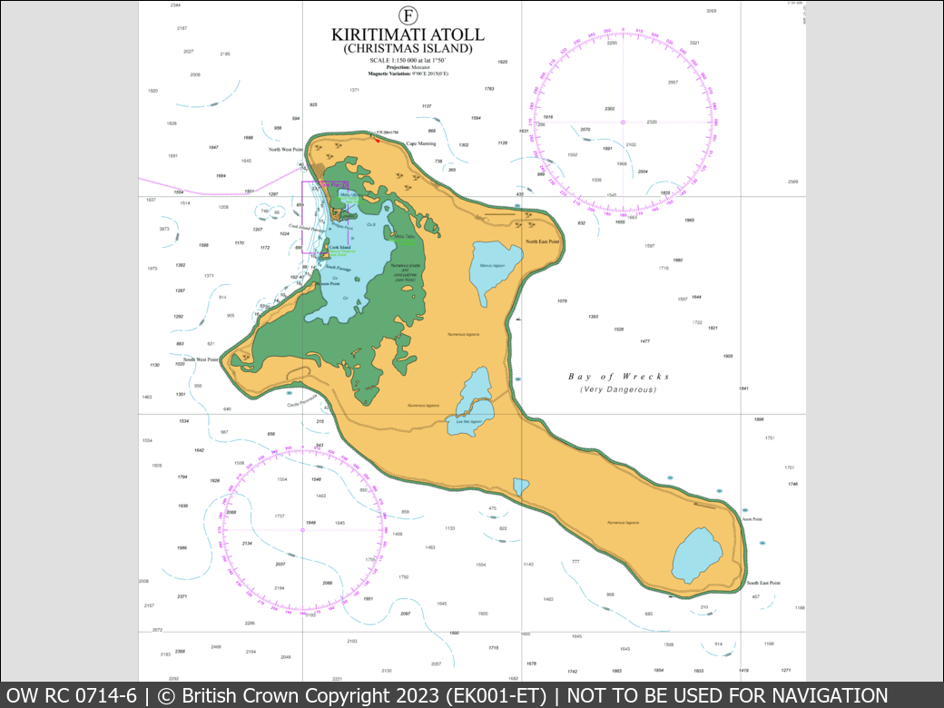 OceanWise Raster Chart 0714 panels