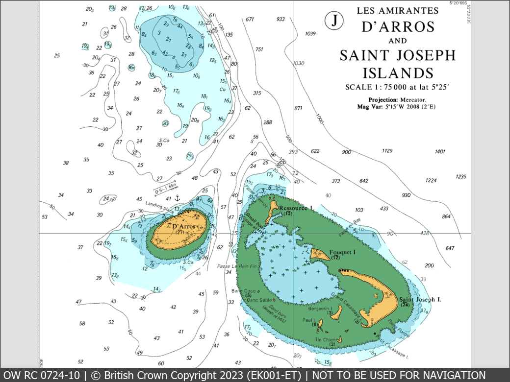 OceanWise Raster Chart 0724 panels