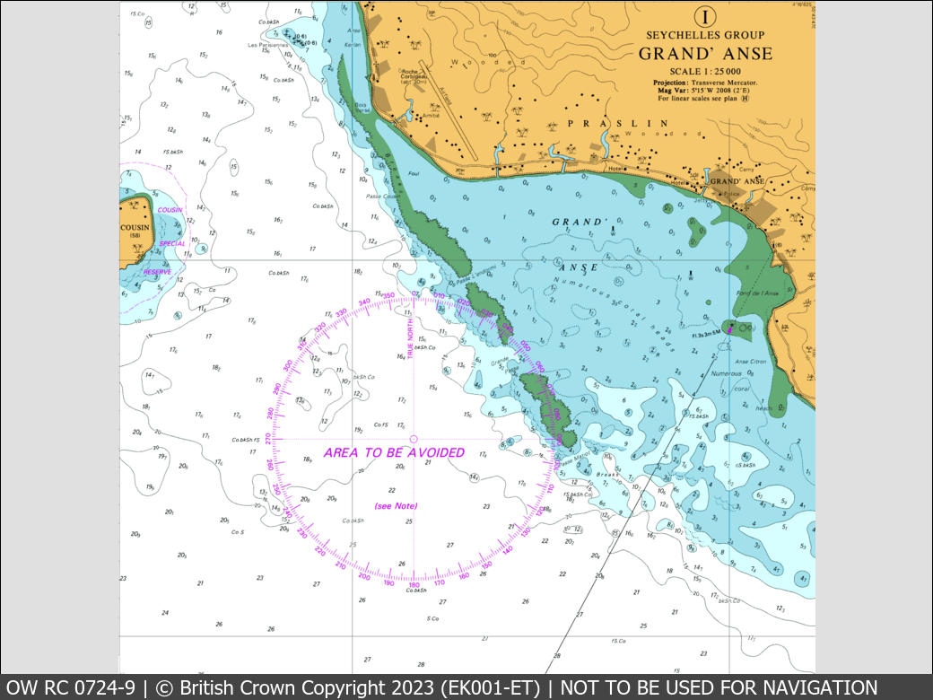 OceanWise Raster Chart 0724 panels