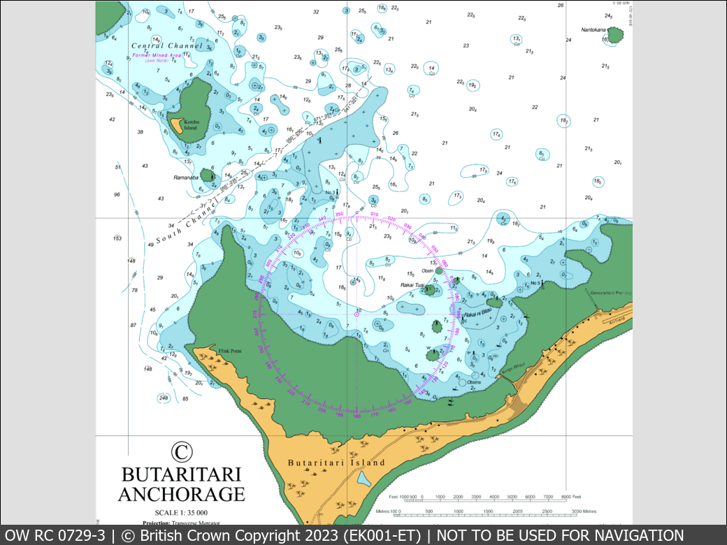 OceanWise Raster Chart 0729 panels