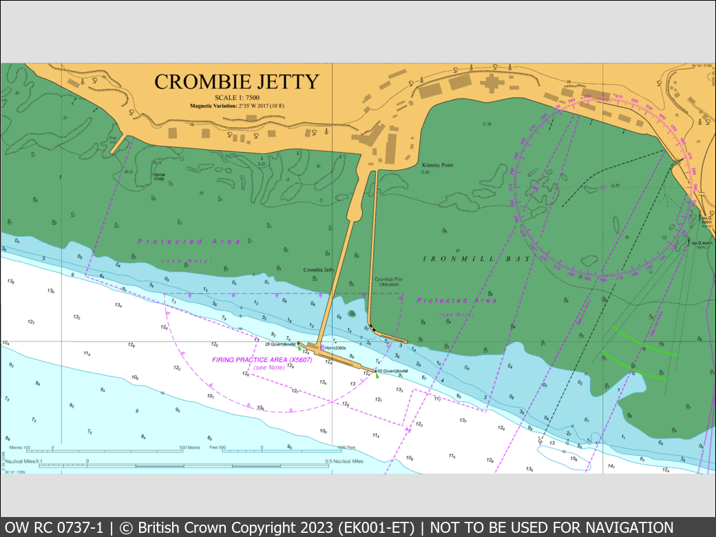 OceanWise Raster Chart 0737 panels