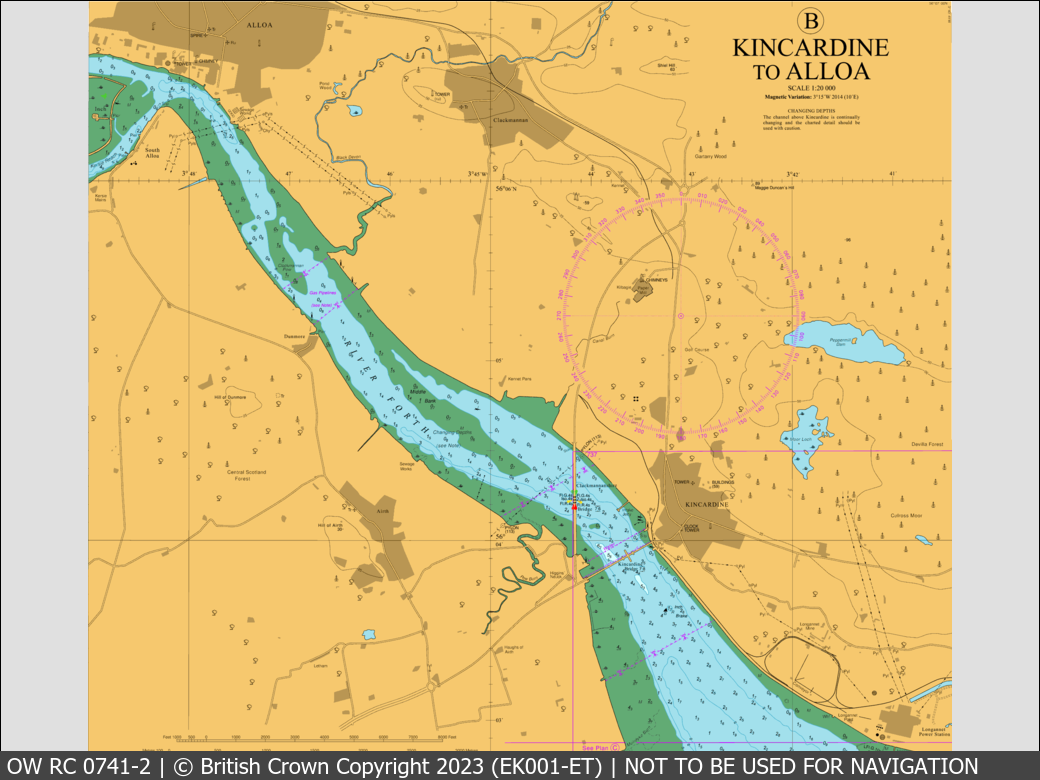 OceanWise Raster Chart 0741 panels