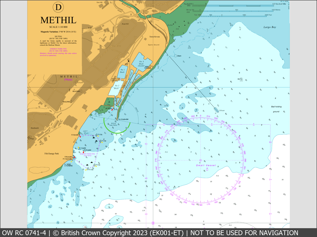 OceanWise Raster Chart 0741 panels