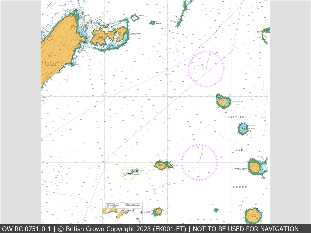 OceanWise Raster Chart 0751 panels