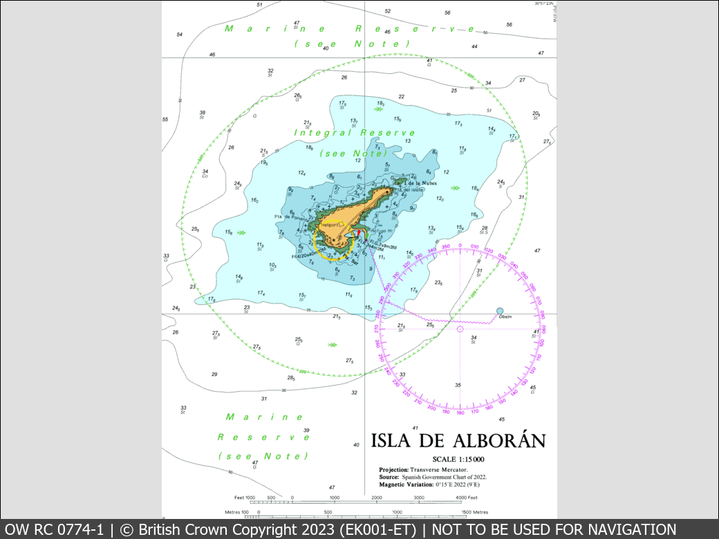 OceanWise Raster Chart 0774 panels