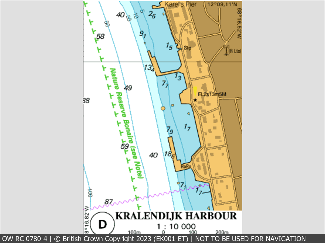 OceanWise Raster Chart 0780 panels