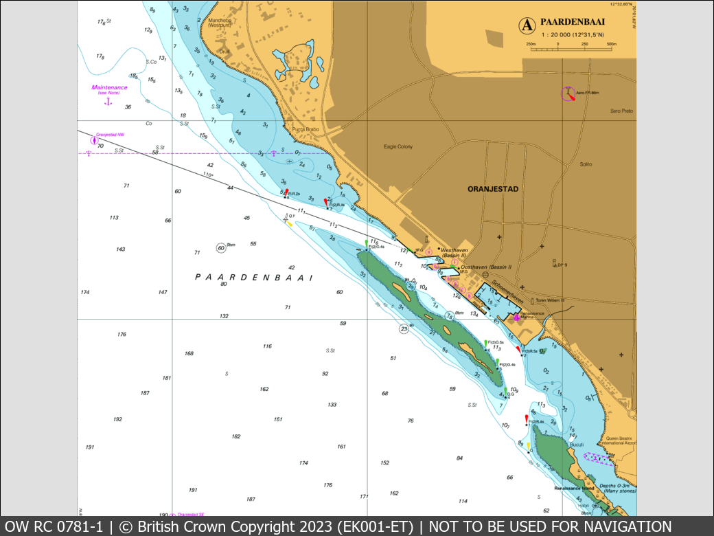 OceanWise Raster Chart 0781 panels