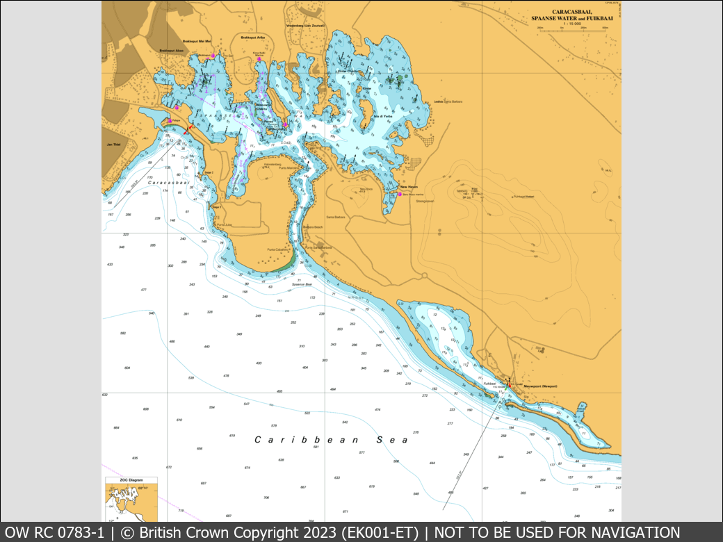 OceanWise Raster Chart 0783 panels