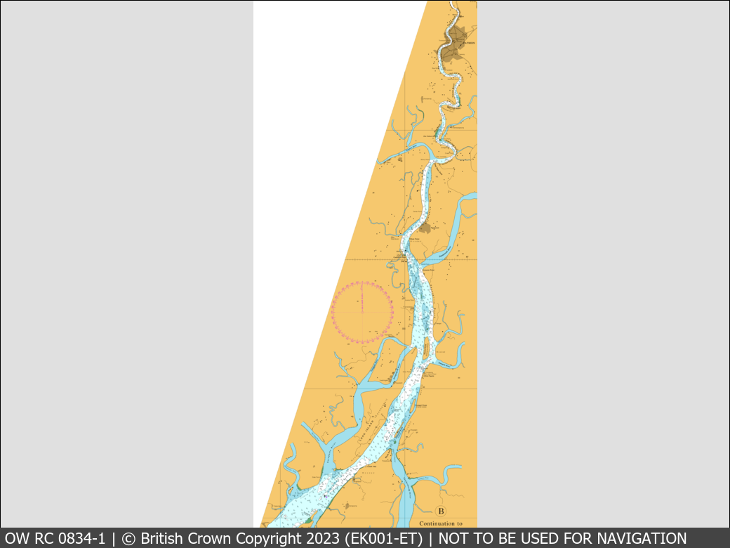 OceanWise Raster Chart 0834 panels