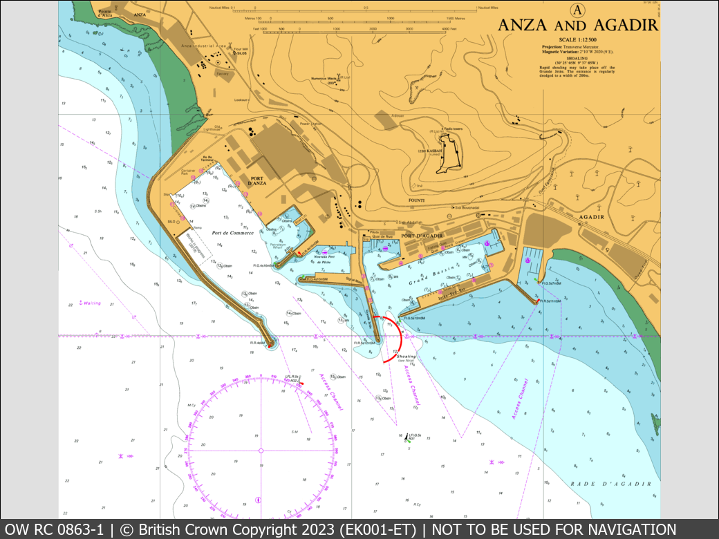 UKHO Raster Chart 0863