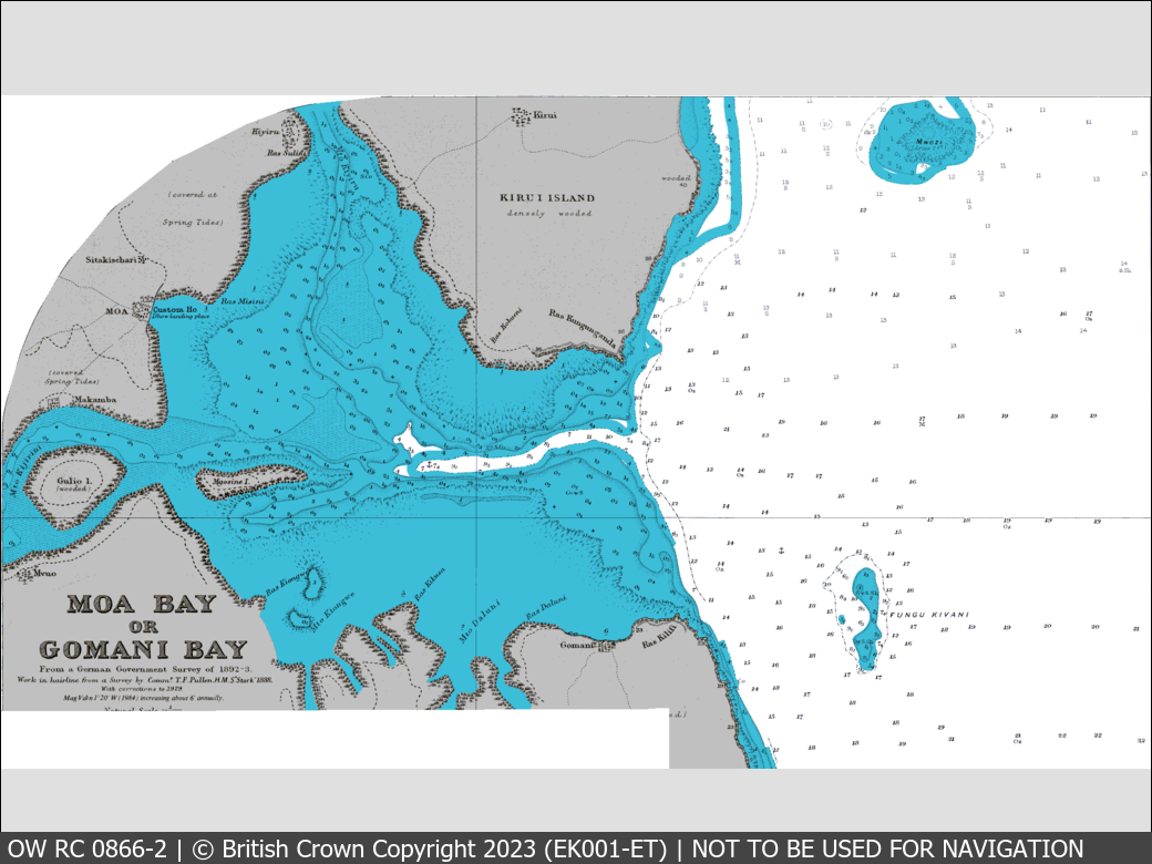 OceanWise Raster Chart 0866 panels