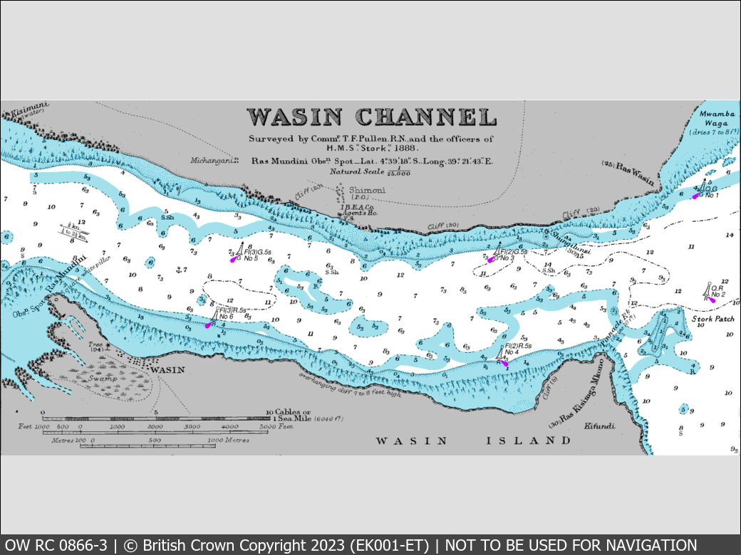 OceanWise Raster Chart 0866 panels