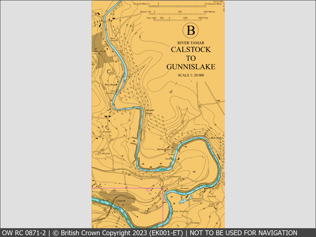 OceanWise Raster Chart 0871 panels