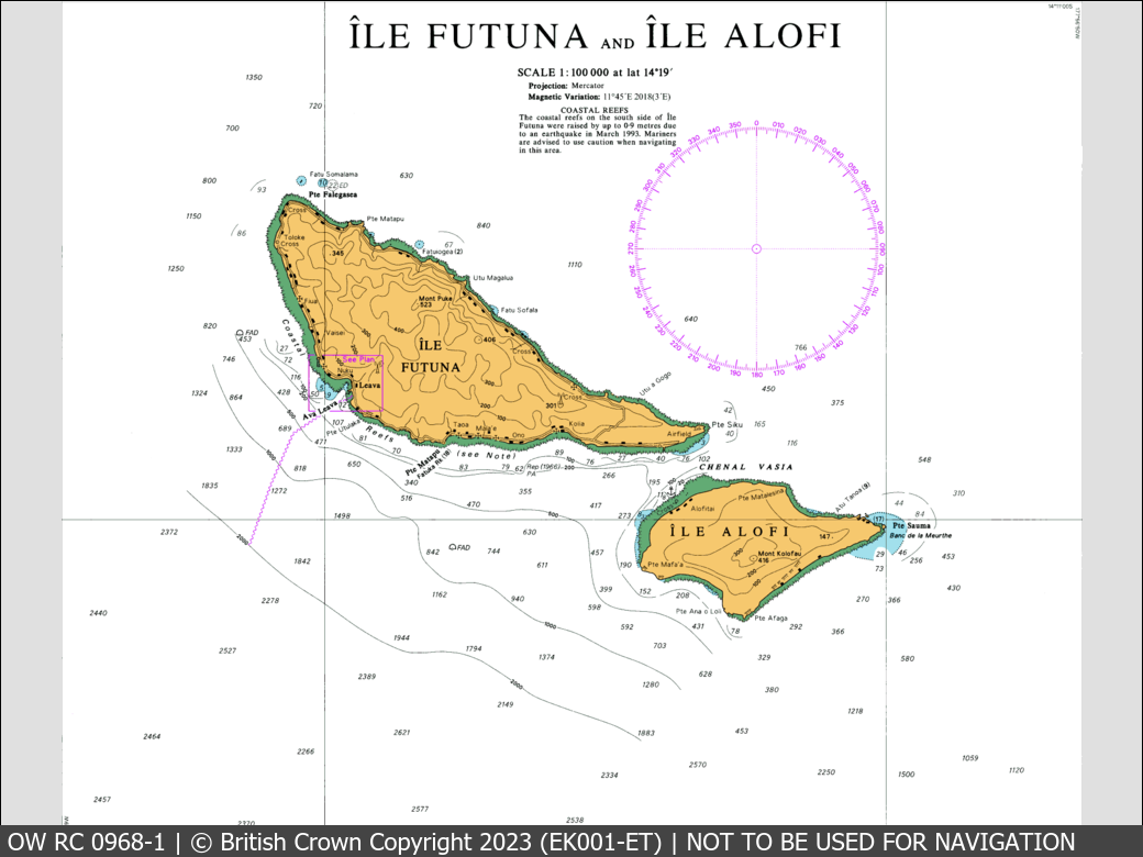 UKHO Raster Chart 0968