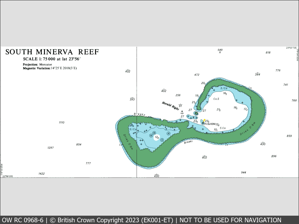 OceanWise Raster Chart 0968 panels