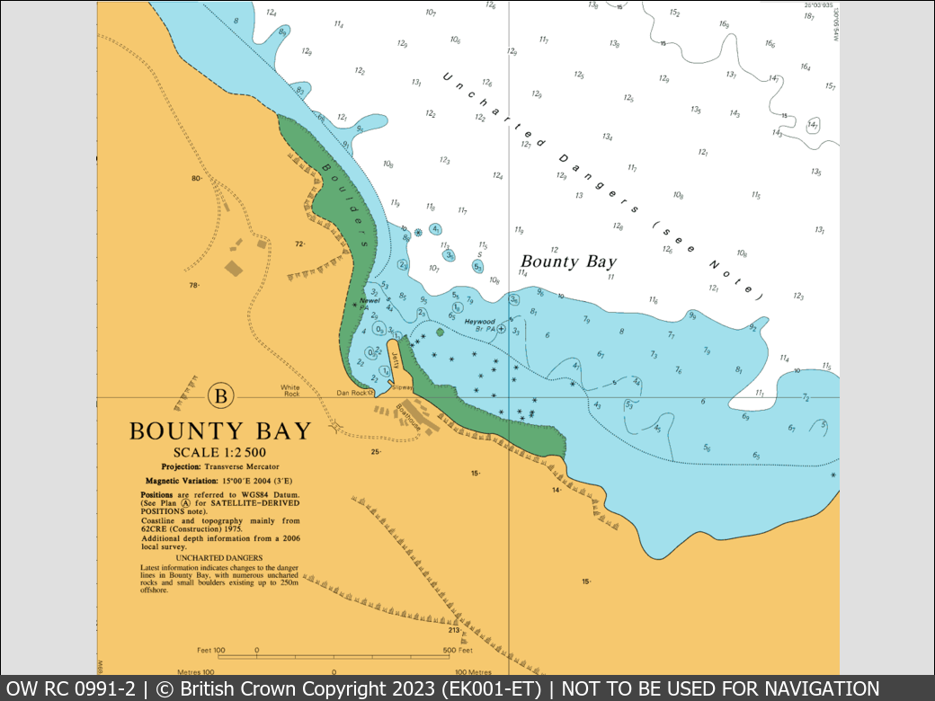 OceanWise Raster Chart 0991 panels