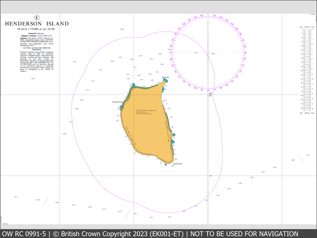 OceanWise Raster Chart 0991 panels