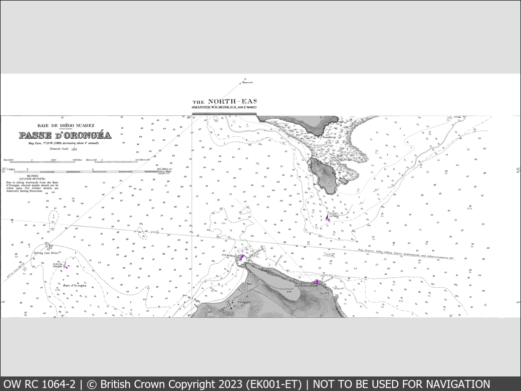 OceanWise Raster Chart 1064 panels