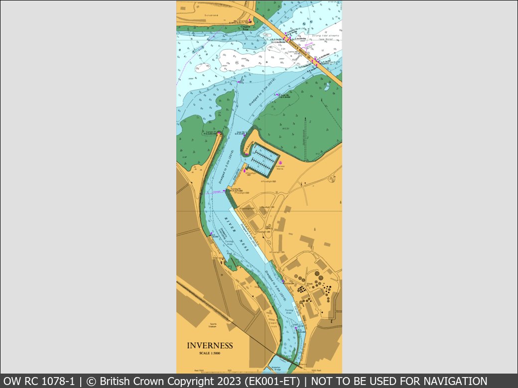 OceanWise Raster Chart 1078 panels