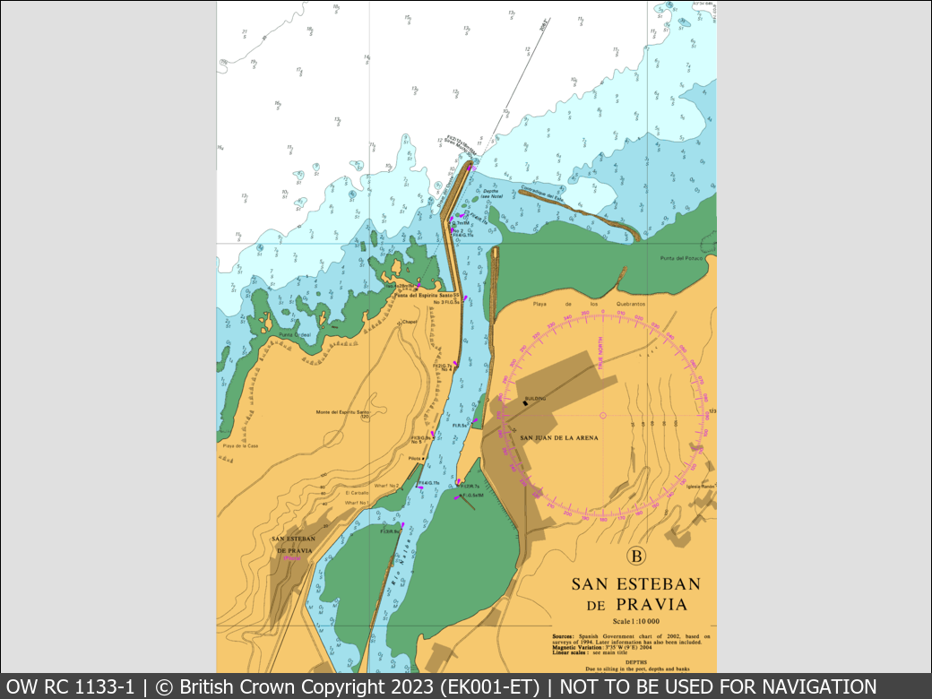 UKHO Raster Chart 1133