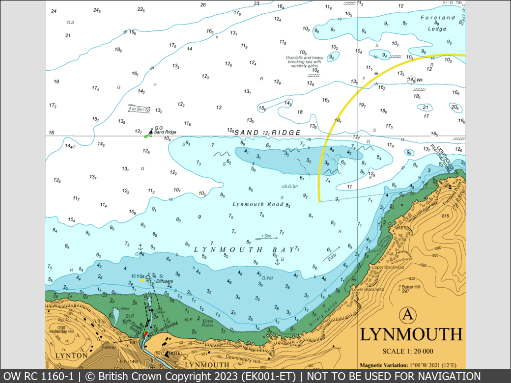 UKHO Raster Chart 1160