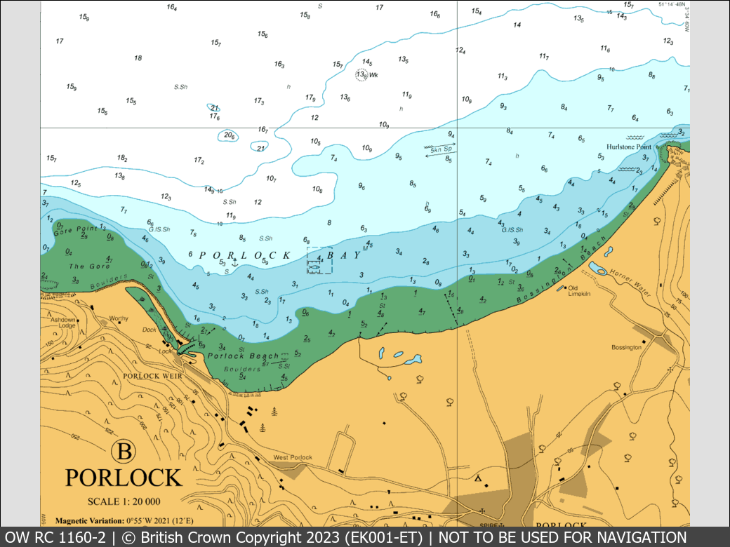 OceanWise Raster Chart 1160 panels