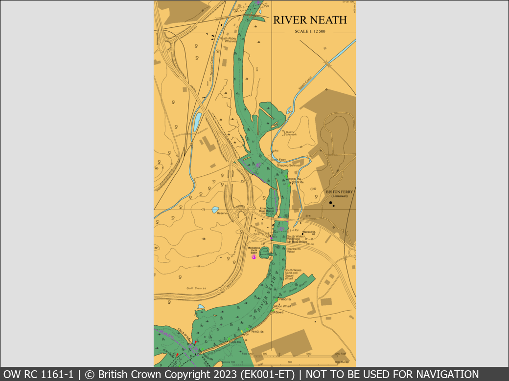 OceanWise Raster Chart 1161 panels