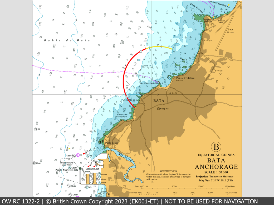 OceanWise Raster Chart 1322 panels