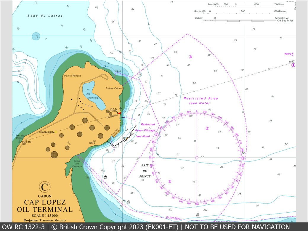 OceanWise Raster Chart 1322 panels