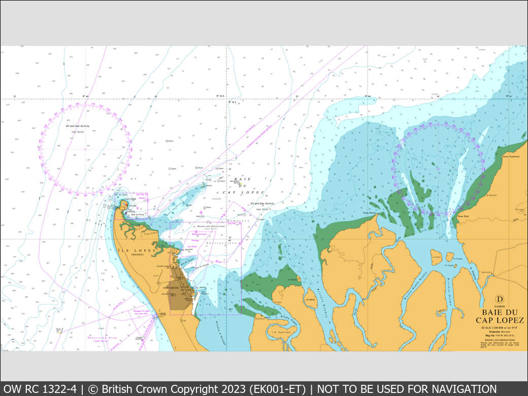 OceanWise Raster Chart 1322 panels