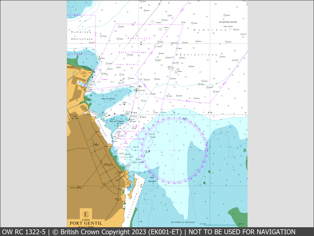 OceanWise Raster Chart 1322 panels