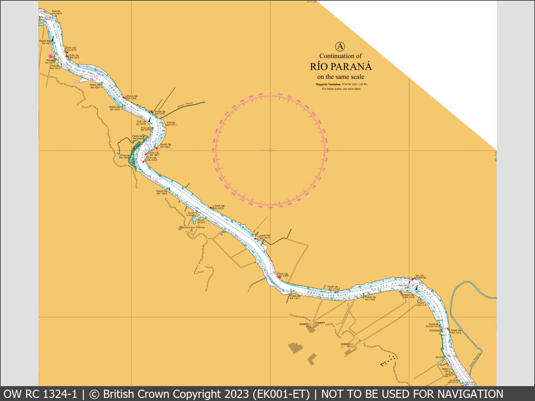 OceanWise Raster Chart 1324 panels