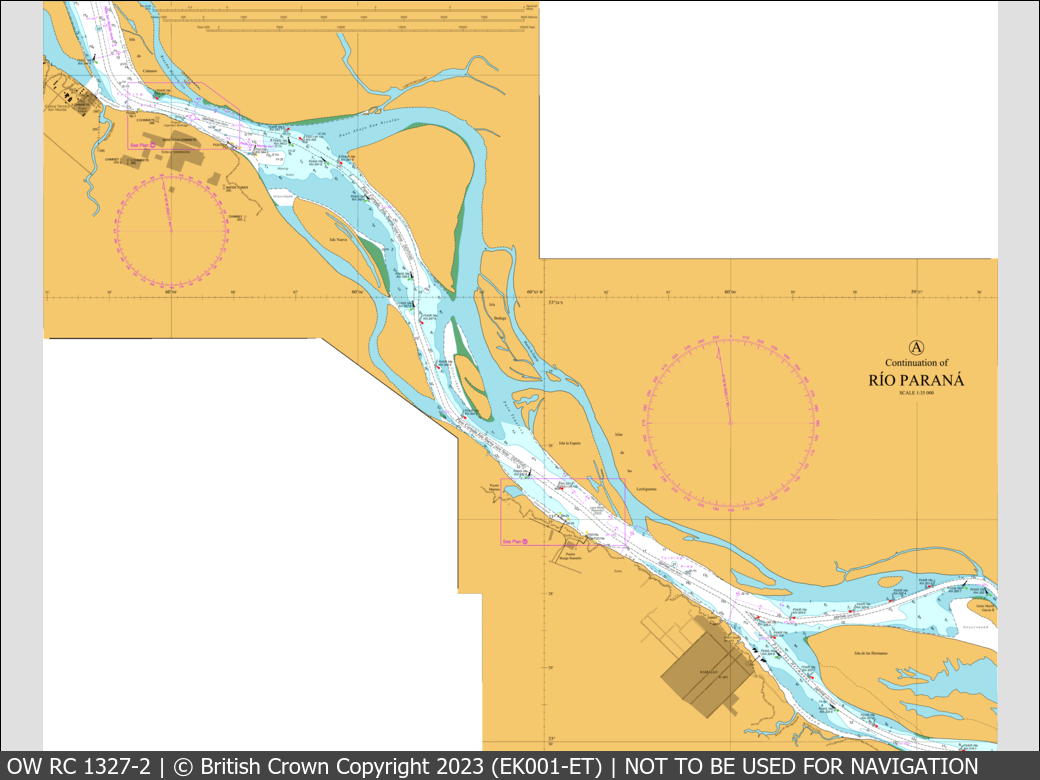 OceanWise Raster Chart 1327 panels