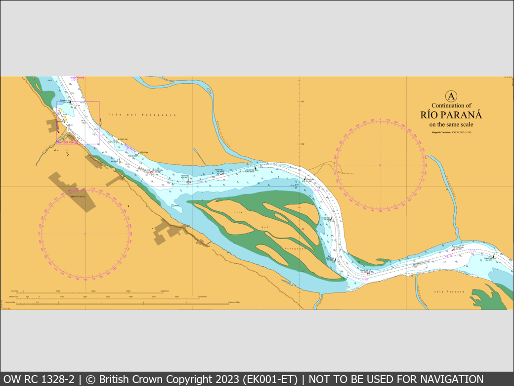 OceanWise Raster Chart 1328 panels