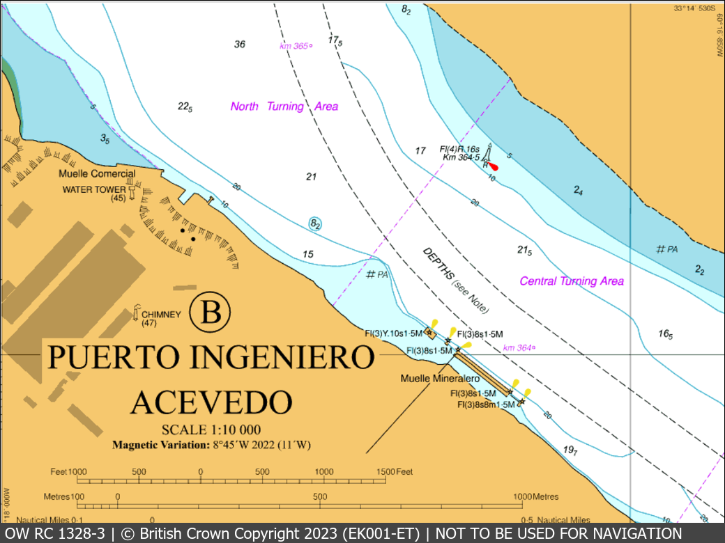 OceanWise Raster Chart 1328 panels