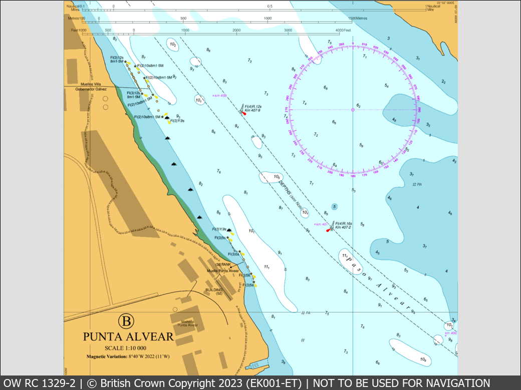 OceanWise Raster Chart 1329 panels