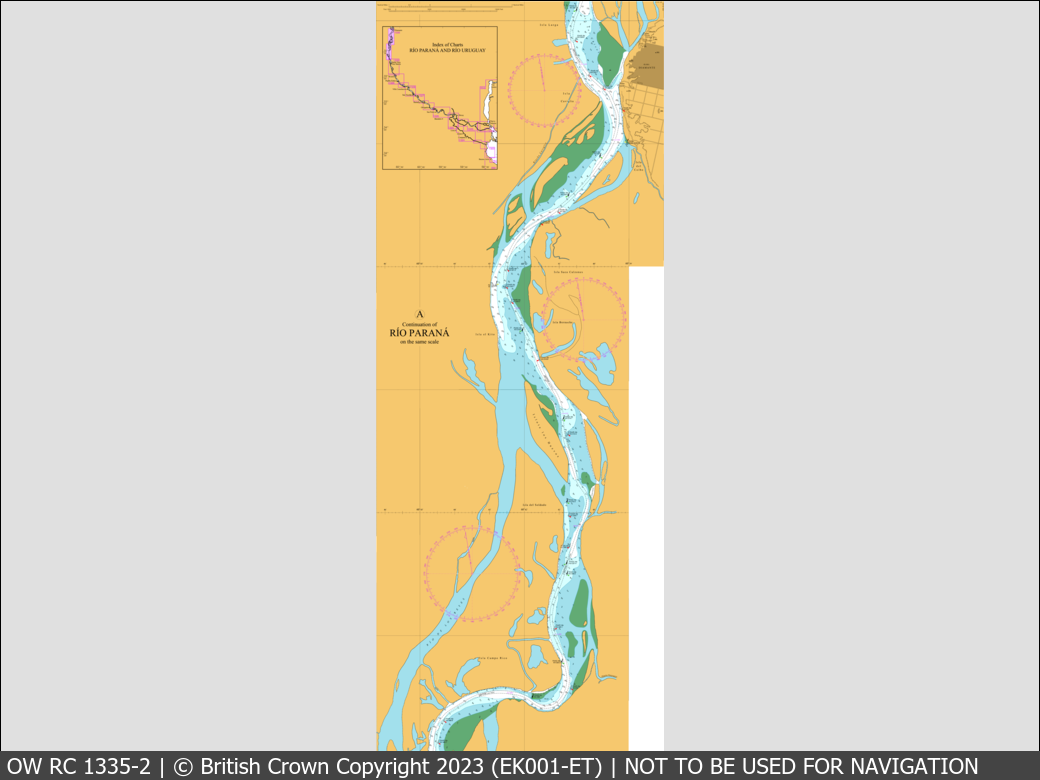 OceanWise Raster Chart 1335 panels