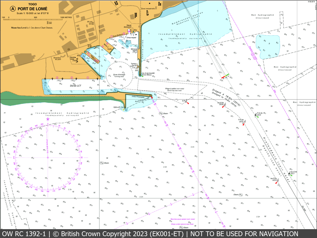 UKHO Raster Chart 1392