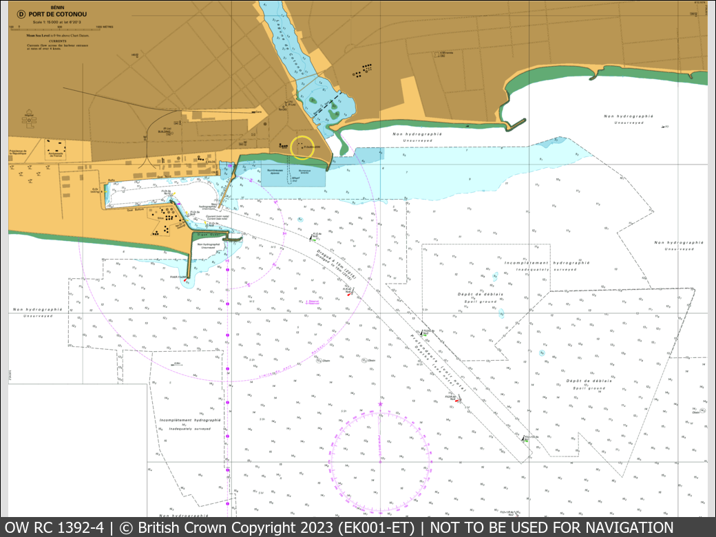 OceanWise Raster Chart 1392 panels