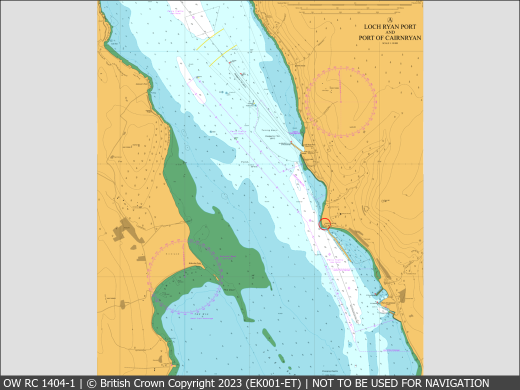 OceanWise Raster Chart 1404 panels