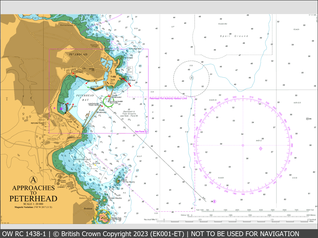 UKHO Raster Chart 1438