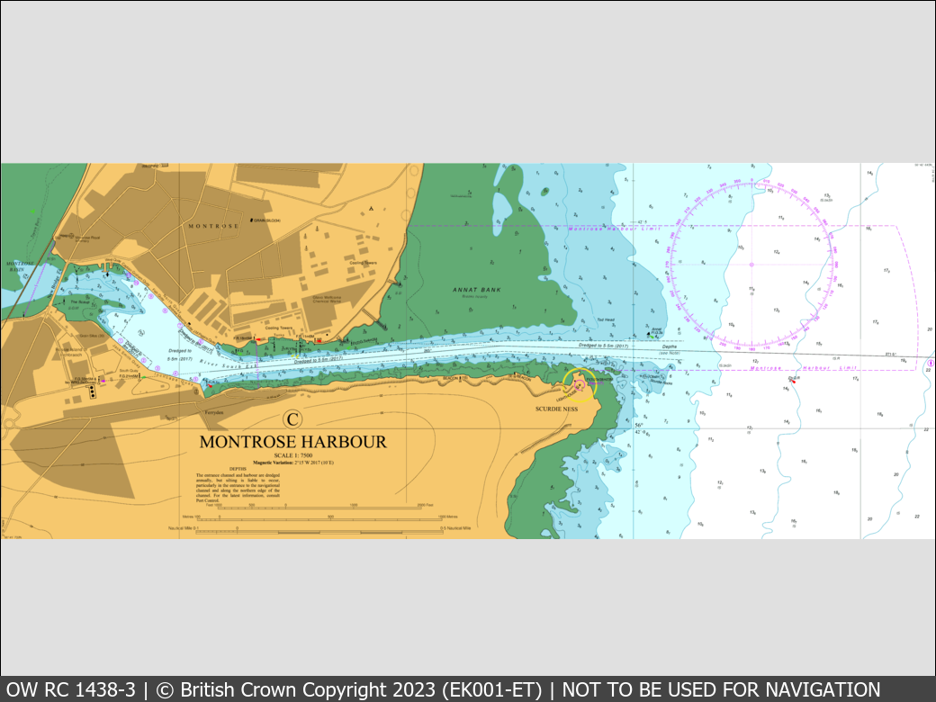 OceanWise Raster Chart 1438 panels