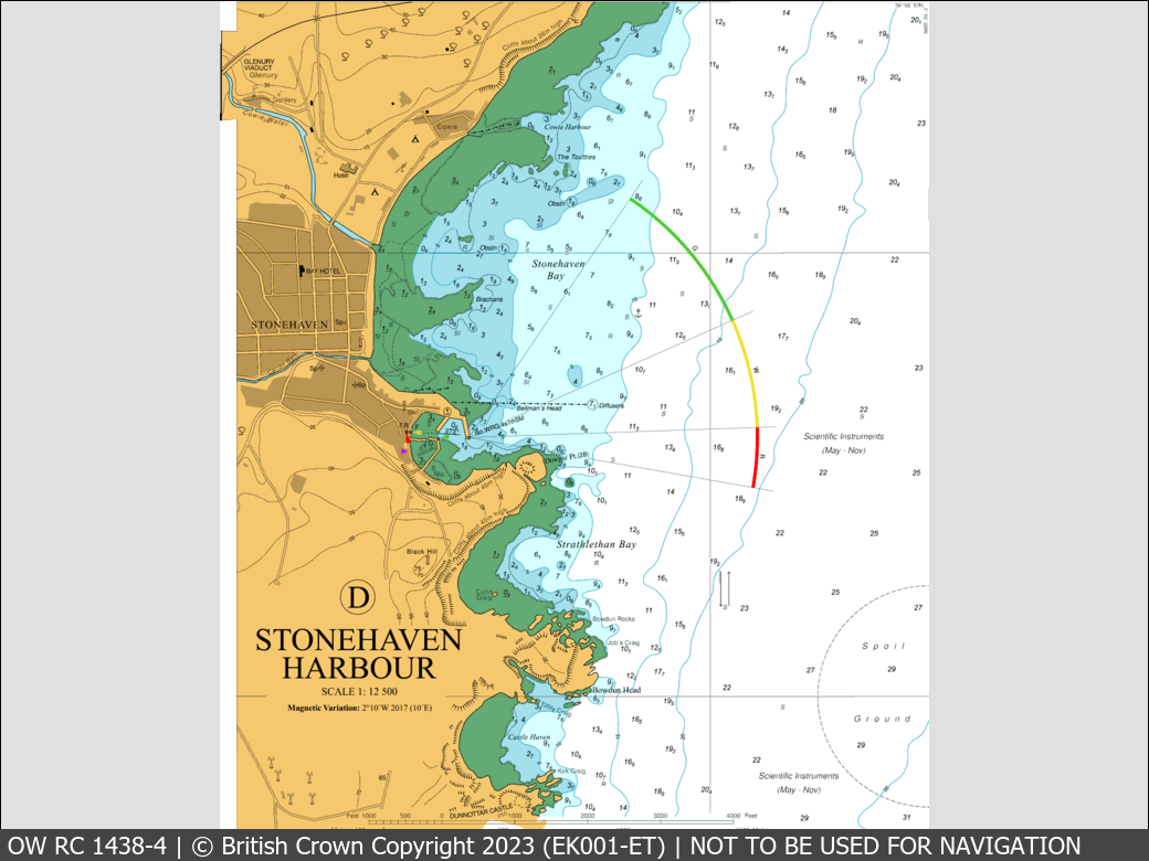 OceanWise Raster Chart 1438 panels