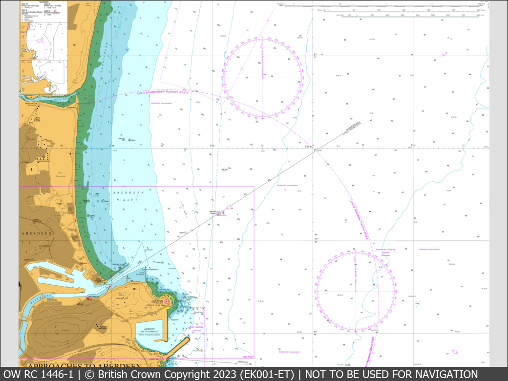 OceanWise Raster Chart 1446 panels